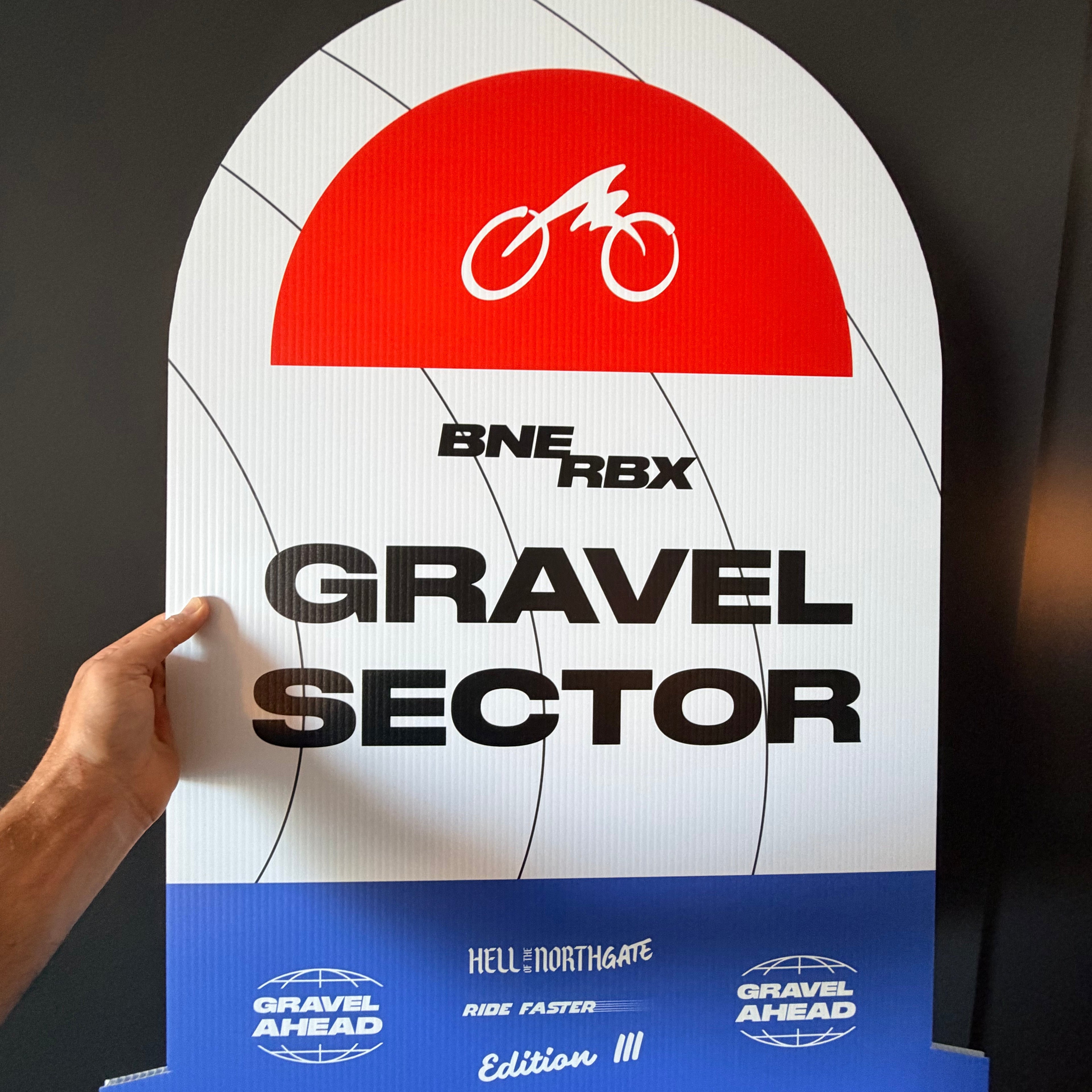 Gravel Sector Sign